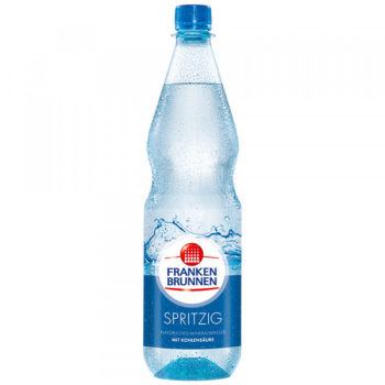 Franken Brunnen Mineralwasser Spritzig PET Flasche