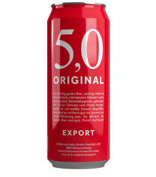 5,0 Original Export 0,5l