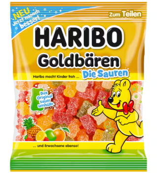 Haribo Fruchtgummi Goldbären Die Sauren